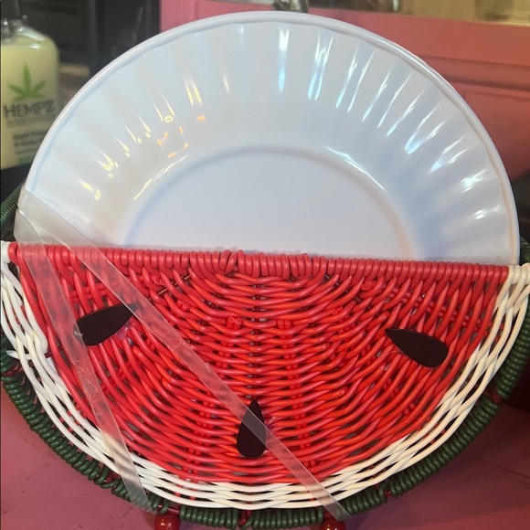 The Spring Shop Watermelon Serveware Set - Red and Green - Picture 3 of 3